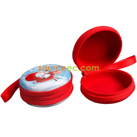 Customization Tin Plate Zipper Coin Purse Promotional Products
