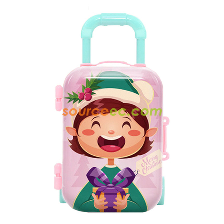 Customization Luggage-shape Tinplate Coin Purse Promotional Products