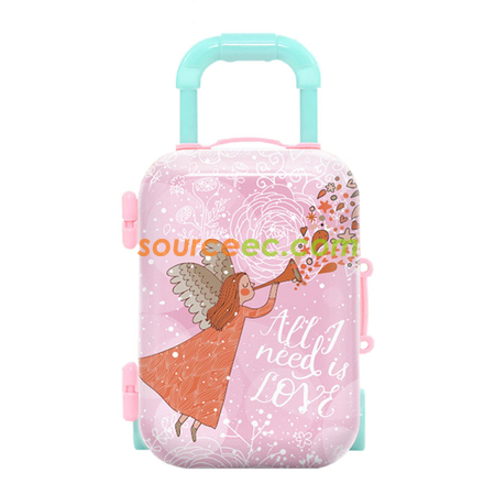 Customization Luggage-shape Tinplate Coin Purse Promotional Products