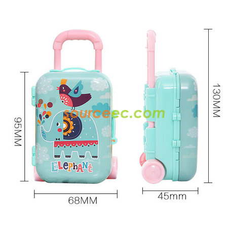 Customization Luggage-shape Tinplate Coin Purse Promotional Products