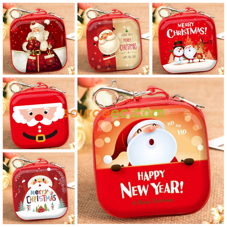 Customization Tin Plate Zipper Coin Purse Promotional Products