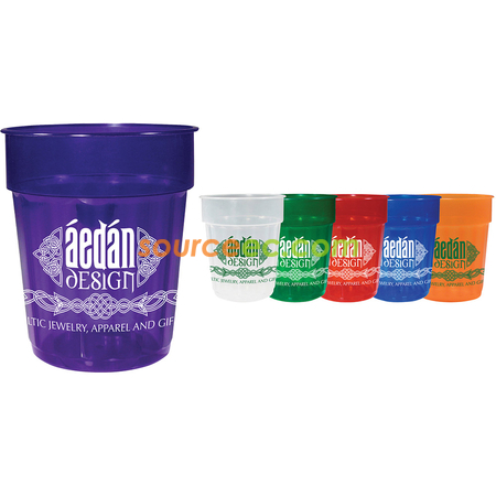 Customization Fluted Jewel Stadium Cup Promotional Products