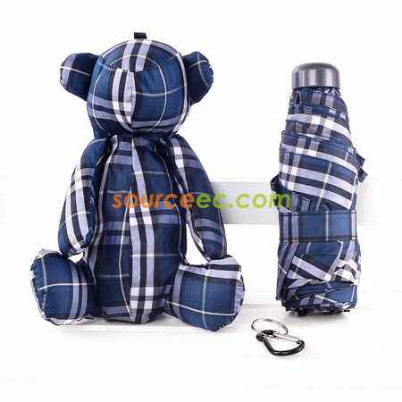 Customization Foldable Umbrella in Bear Shape Promotional Products