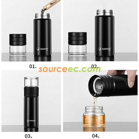 Customization 450ML Portable Thermal Mug with Infuser Promotional Products