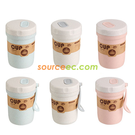 Customization 300ML Wheat Straw Soup Pot Promotional Products