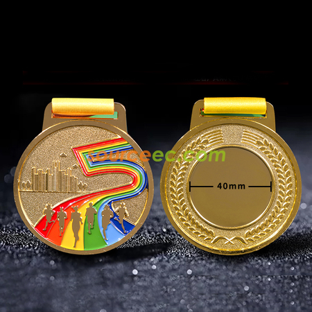 Customization Colorful Marathon Medal Promotional Products