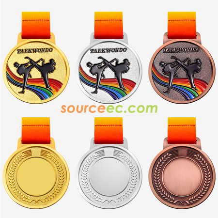 Customization Colorful Taekwondo Medal Promotional Products