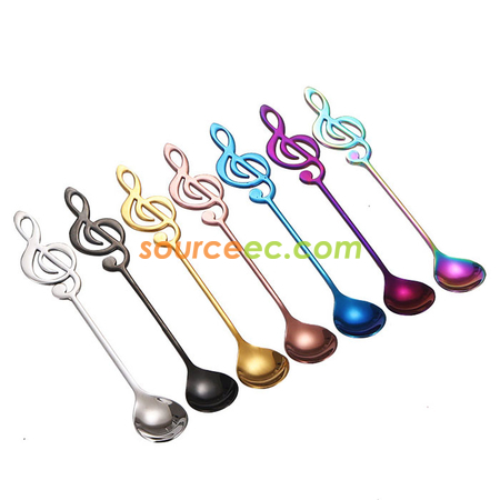 Customization Musical Notation Shaped Spoon Promotional Products