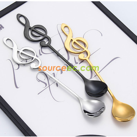 Customization Musical Notation Shaped Spoon Promotional Products