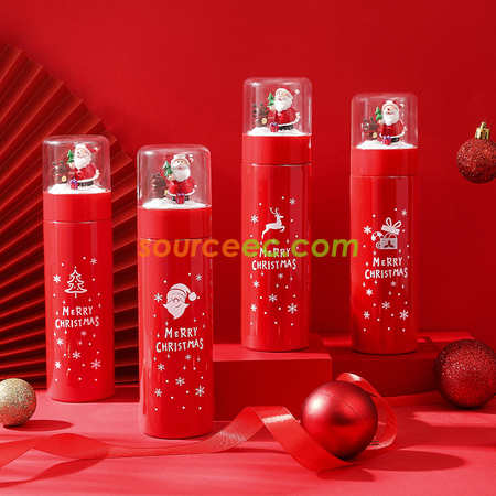 Customization 380ML Christmas Thermal Mug Promotional Products