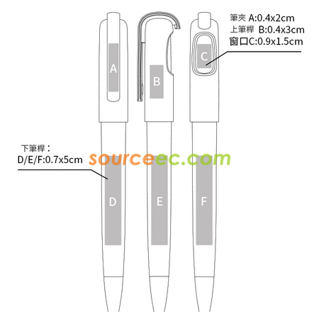 Customization Cute Plastic Pen Promotional Products