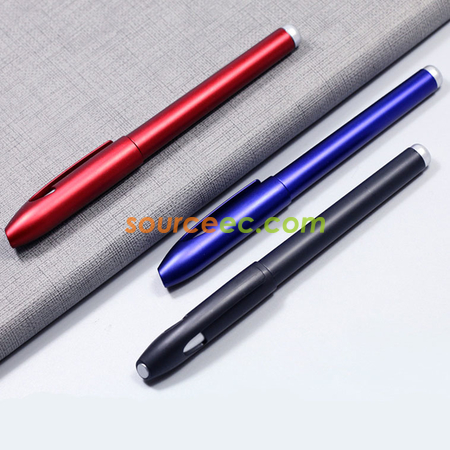 Customization Plastic Gel Pen with Cap Promotional Products