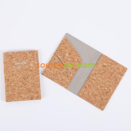Customization Pu Cork Passport Cover Promotional Products
