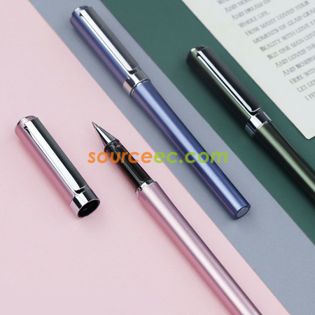Customization Plastic Gel Pen with Cap Promotional Products