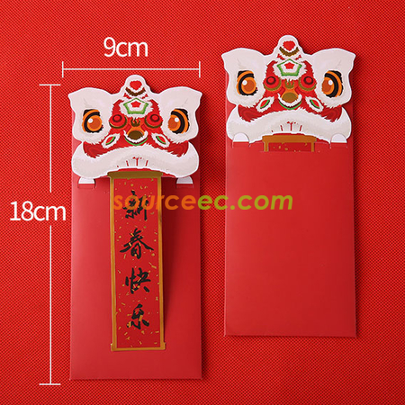 Customization Lion Red Packet Promotional Products