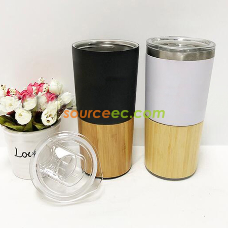 Customization Stainless Steel Bamboo Cup Promotional Products