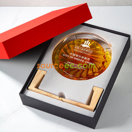 Customization Round Glazed Trophy Promotional Products