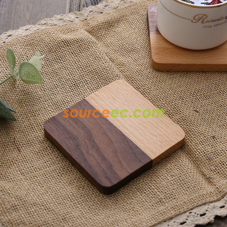 Customization Beech Coaster Promotional Products