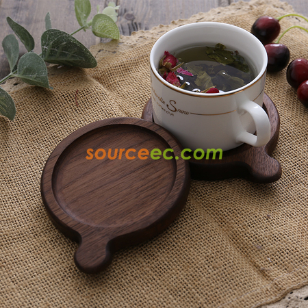 Customization Japanese Wooden Coffee Coaster Promotional Products