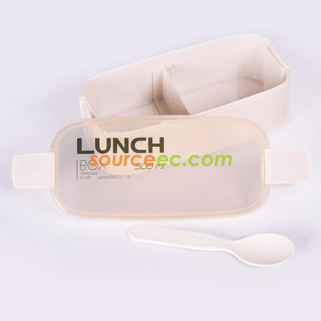 Customization Wheat Straw Lunch Box Promotional Products