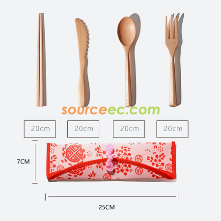 Customization Eco-friendly Tableware with Bag Promotional Products