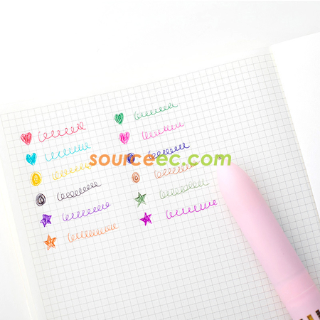 Customization Makaron 12 Color Advertising Pen Promotional Products