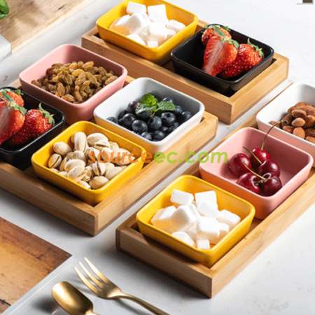 Customization Square Snack Plate Promotional Products