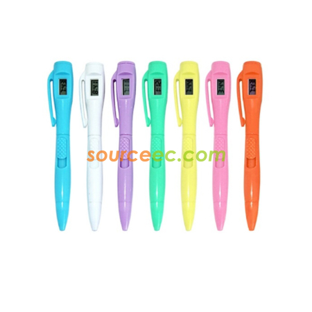 Pen With Clock