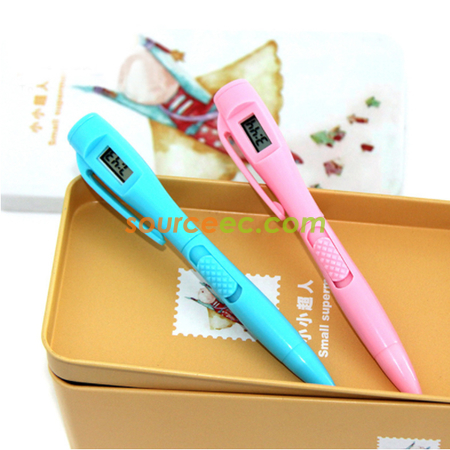 Customization Pen With Clock Promotional Products