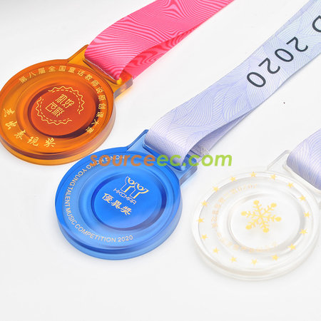 Customization Glass Medal Promotional Products