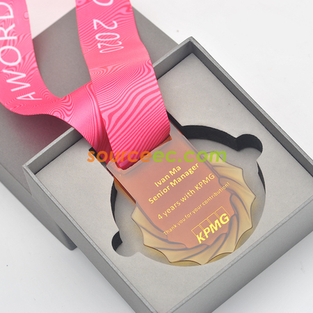 Customization Glass Medal Promotional Products