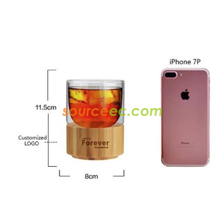 Customization Double Layer Glass Promotional Products