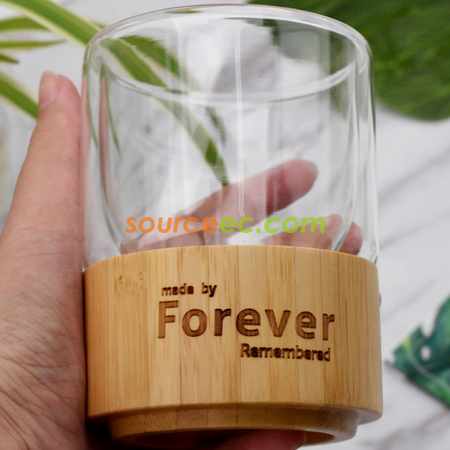 Customization Double Layer Glass Promotional Products