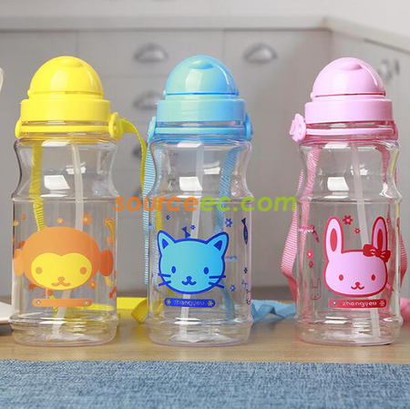 Customization Sling Rope Children's Straw Wwater Cup Promotional Products