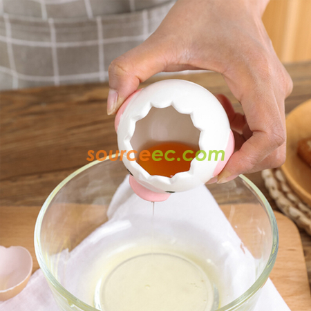 Customization Cute Cartoon Ceramic Egg Divider Promotional Products