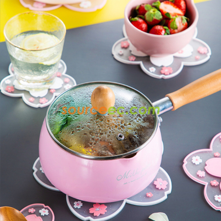 Customization Sakura PVC Heat Insulation Pad Promotional Products