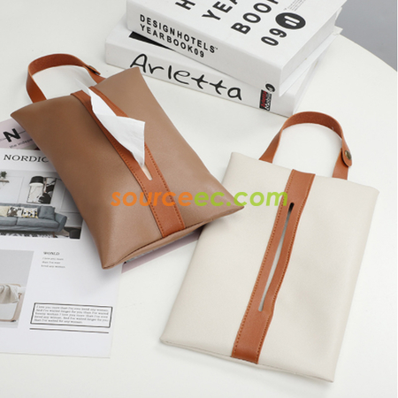 Customization PU Tissue Bag Promotional Products