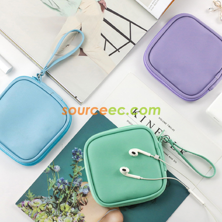 Customization Simple style earphone storage box Promotional Products