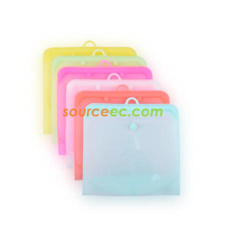 Customization Reusable Silicone Food Storage Bag Promotional Products