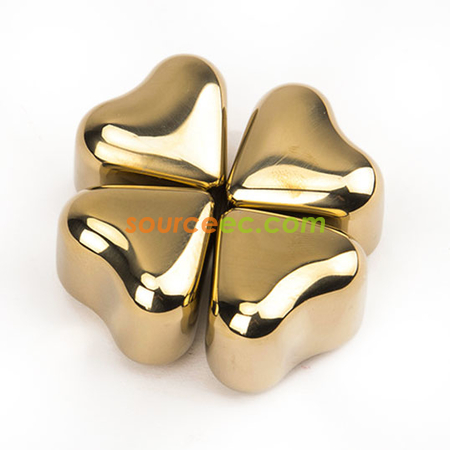 Customization Heart-shaped Stainless Ice Cube Promotional Products