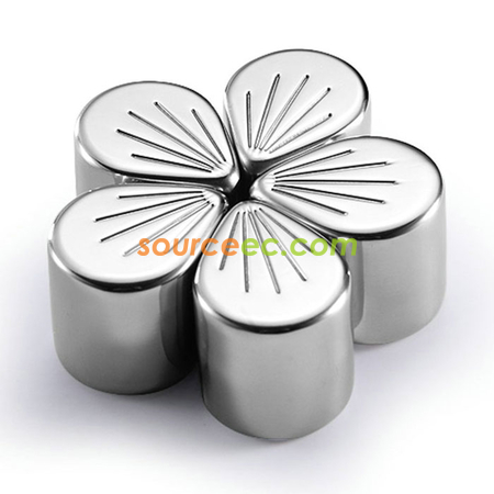 Customization Petal-shaped Stainless Ice Cube Promotional Products