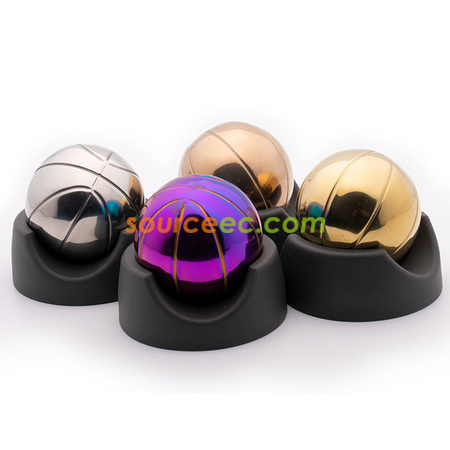 Customization Basketball-shaped Stainless Ice Cube Promotional Products