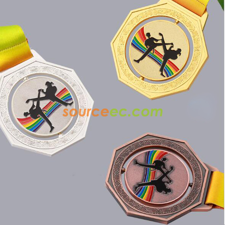 Customization Rotating Taekwondo Medal Promotional Products
