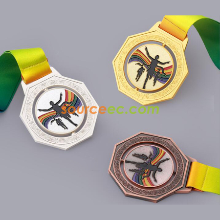 Customization Rotating marathon Medal Promotional Products