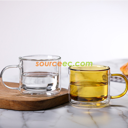 Customization Colorful Glass Mug Promotional Products
