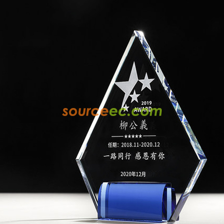 Customization Crystal Trophy Promotional Products