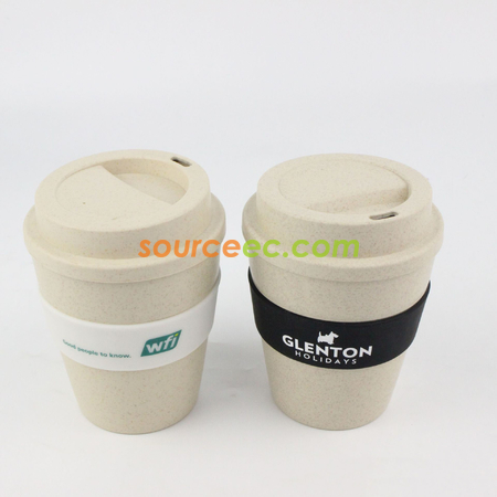 Customization Wheat Straw Coffee Cup Promotional Products
