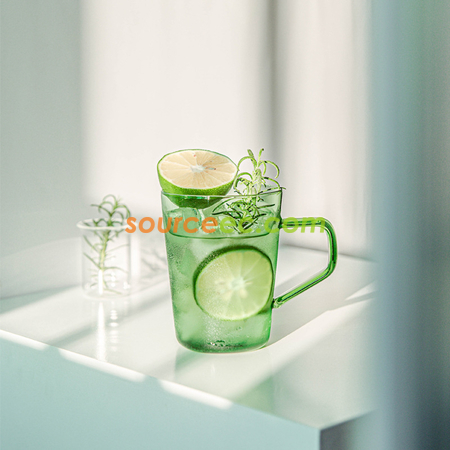 Customization Colorful Glass Mug Promotional Products