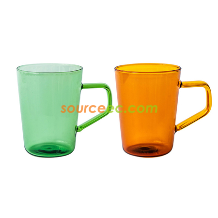 Customization Colorful Glass Mug Promotional Products