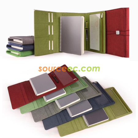 Customization Three-Fold Creative Rubber Band Business Notebook Promotional Products